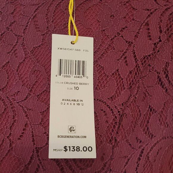BCBG Generation Lace Dress, size 10, BNWT - Picture 3 of 5